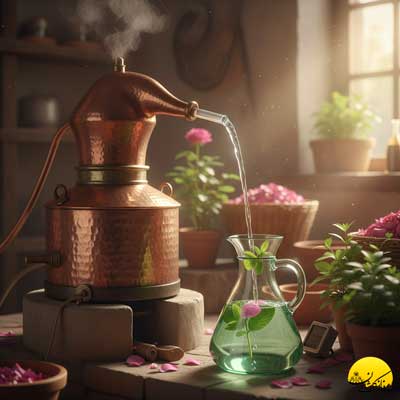 🌿 پایداری در تولید گلاب: مصرف آب، گلدهی، مدیریت پسماند و راهکارهای سبز در ارمغان کاشان گلاب گیری