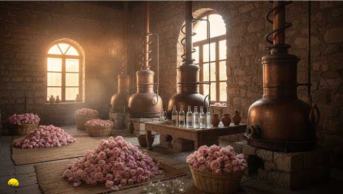 گلاب دوآتیشه کاشان: خواص، کاربردها و راهنمای خرید اصل