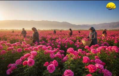 🌿 پایداری در تولید گلاب: مصرف آب، گلدهی، مدیریت پسماند و راهکارهای سبز در ارمغان کاشان